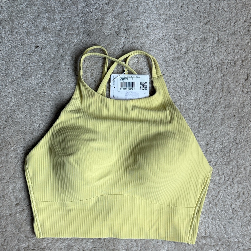 Lululemon Like A Could High Neck Bra. size 6. NWT